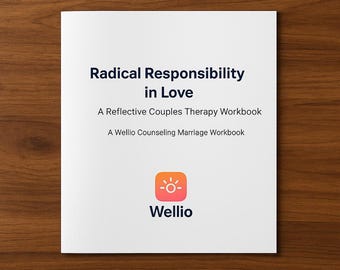 Responsabilidad radical en el amor / Hojas de trabajo imprimibles de asesoramiento matrimonial / Diario de sanación de relaciones para la comunicación y la conexión