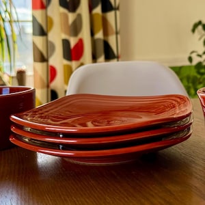 Fiestaware Square Plate - Etsy