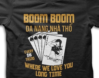 Full Metal Jacket Boom Boom Vietnam Movie Reference T-Shirt