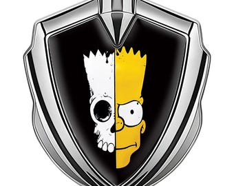Car Metal Frame Shield Emblem | 3D Domed Epoxy Car Badge, Glossy Fender Hood Decal