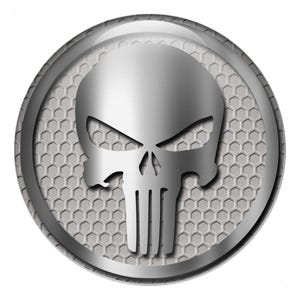 Skull Wheel Rim Decals Set of 4 – 3D Domed Center Cap Stickers – Epoxy Resin Hubcap Emblems – Custom Car Wheel Stickers