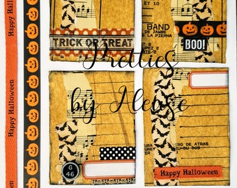 DIGITAL Halloween ephemera kit #1