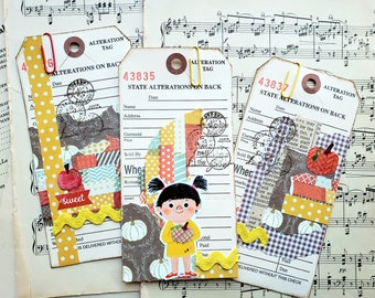 DIGITAL - set of 3 Fall tags