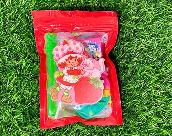 Strawberry Shortcake Treat Bags, Goodie Bags, Party Favors
