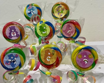 Care Bears Character Lollipop Suckers Party Favors Baby Shower Birthday