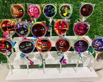 Five Nights Freddys 16 Lollipop Party Favors - FNAF Suckers