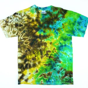 Adult Earthy Crunchy Forest Tie-Dye T-Shirt image 1