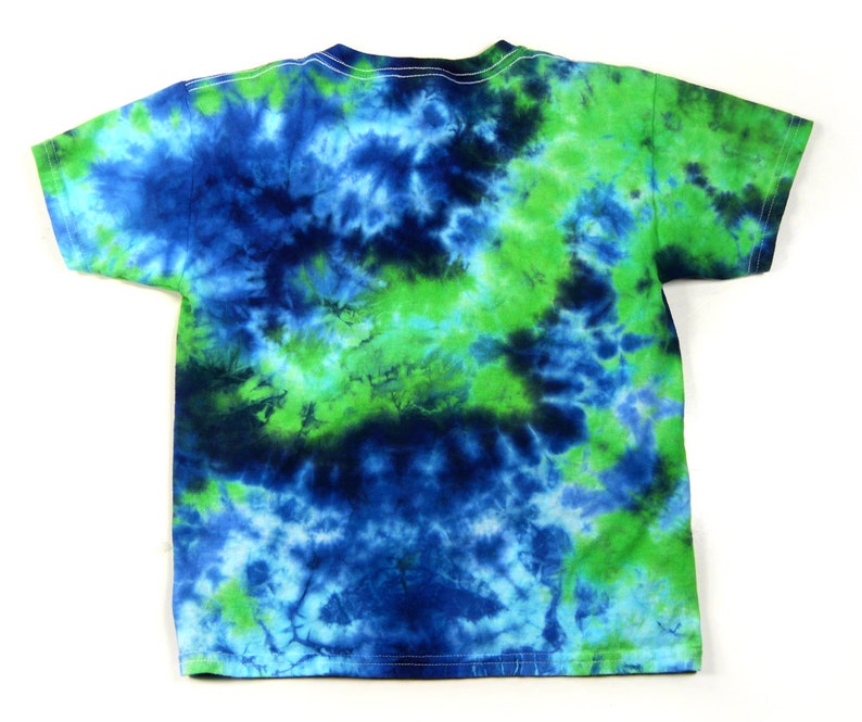Kayak Tie Dye Shirt / Youth T Shirt / Blue & Green Background | Etsy