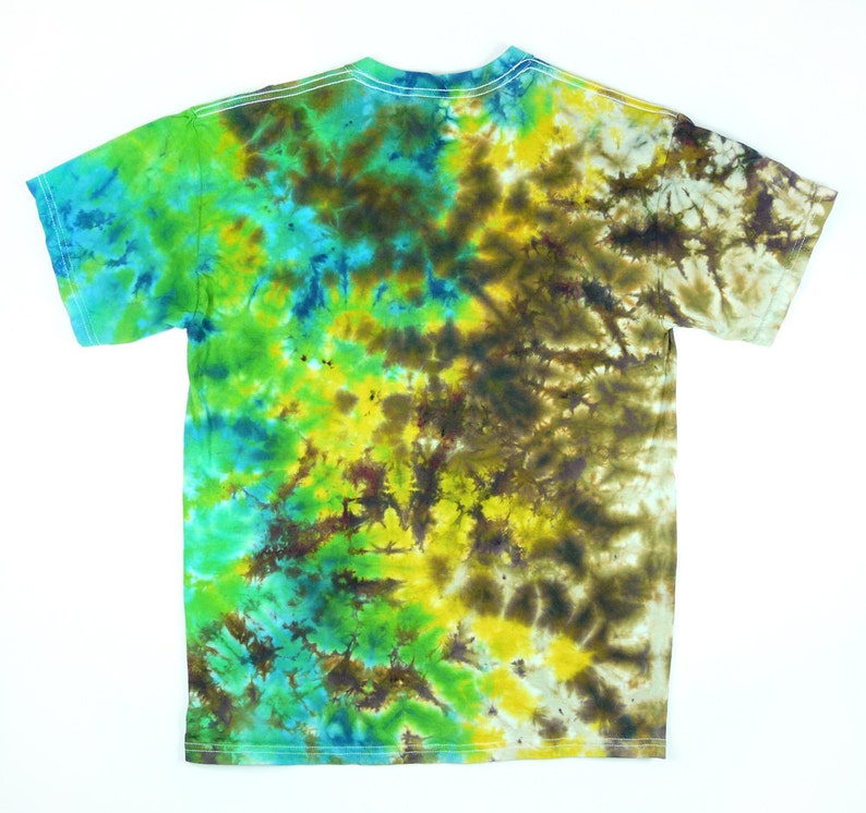 Adult Earthy Crunchy Forest Tie-Dye T-Shirt image 2