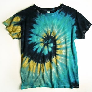 Ladies Tie Dye Earthy Spiral Womans Shirt - Etsy