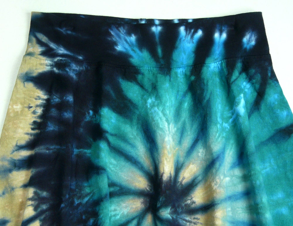 Unique Grey Tie Dye Tulle A Line Skirts main image 1