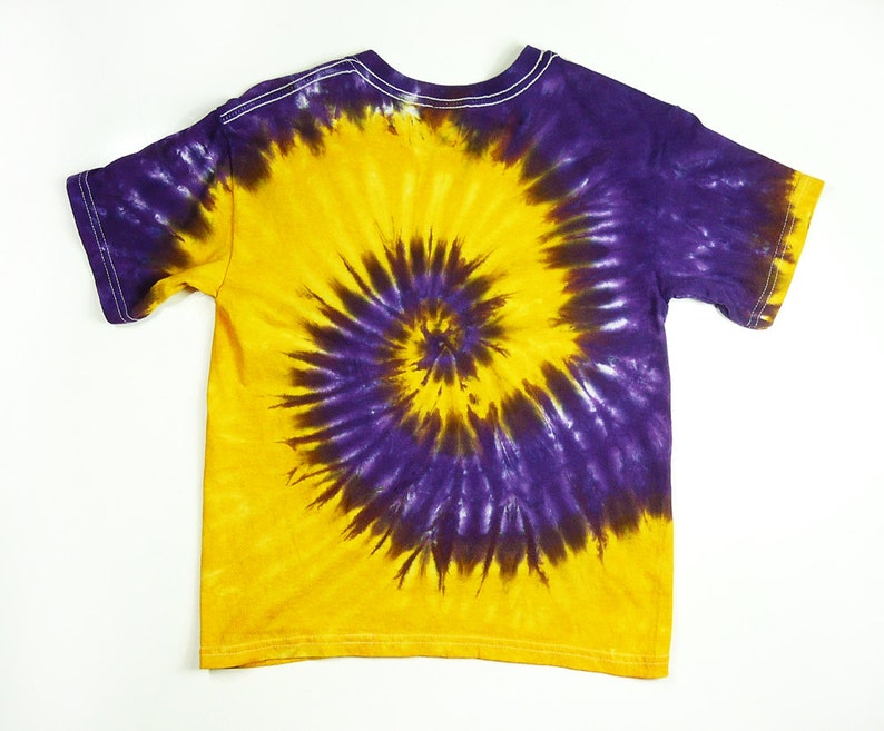 purple and white tie dye shirt