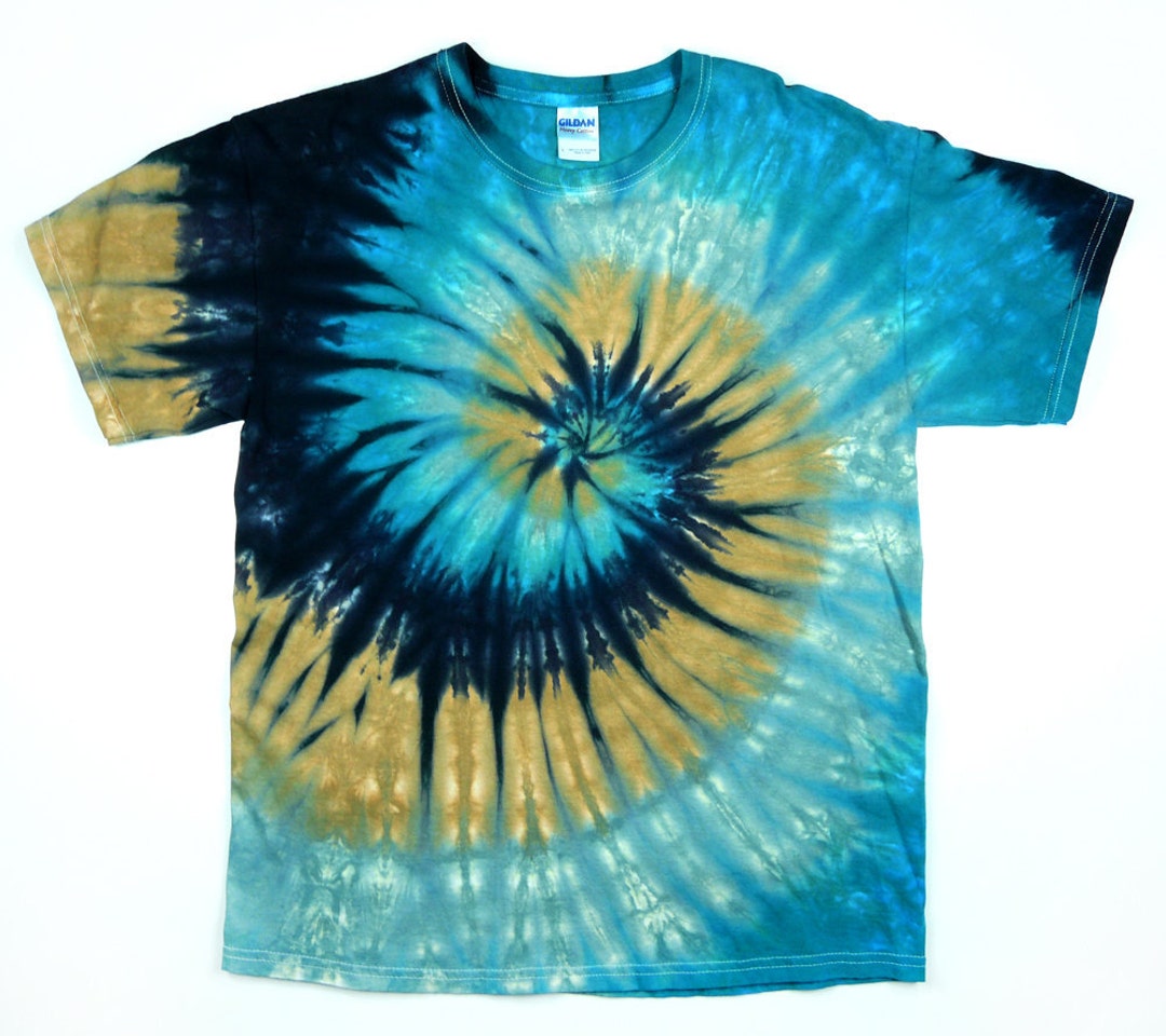 Earthy Spiral Tie Dye Shirt / Adult Mens Standard and Plus Sizes ...