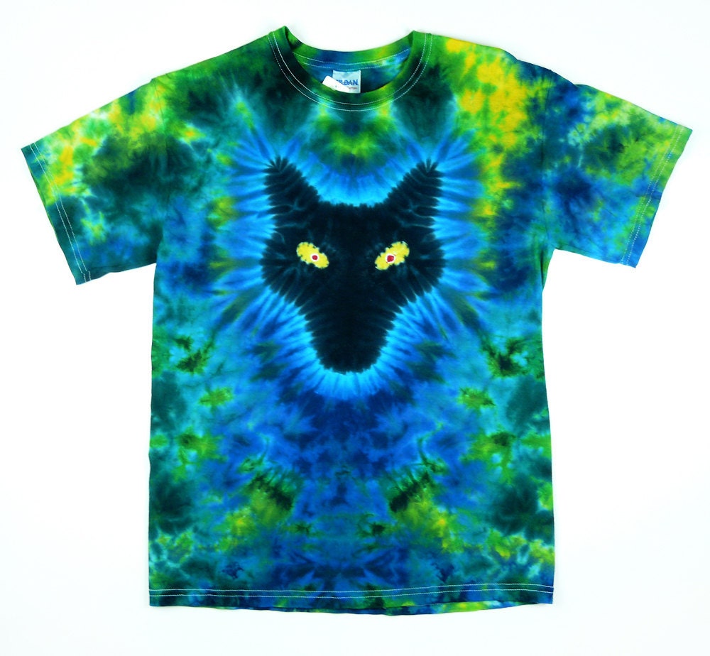 Tie Dye Wolf - Etsy Tie Dye Wolf - Etsy