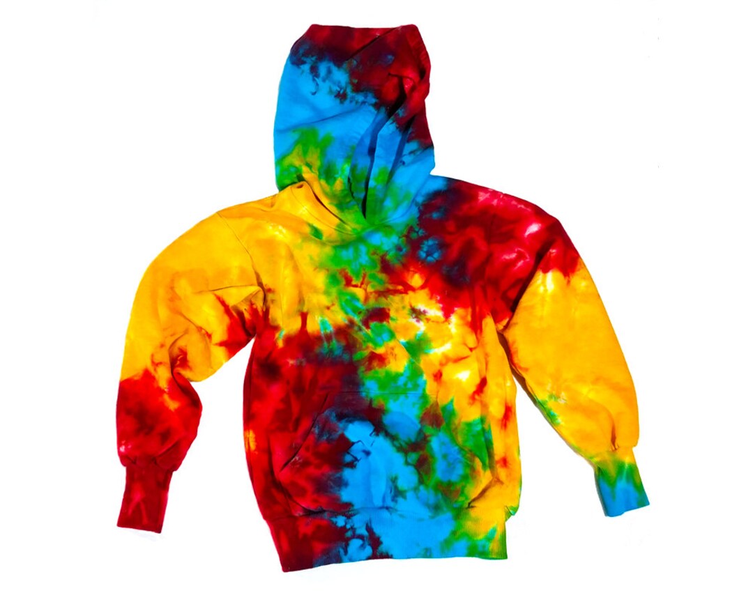 Toddler Tie Dye Hoodie Pullover Hooded Sweatshirt Red - Etsy