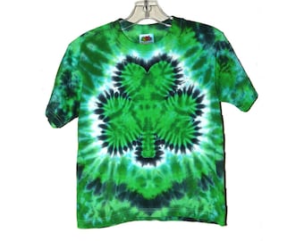 Super Soft Shamrock Tie Dye, St. Patrick's Day Shirt, Adult and Plus Sizes, Short or Long Sleeves