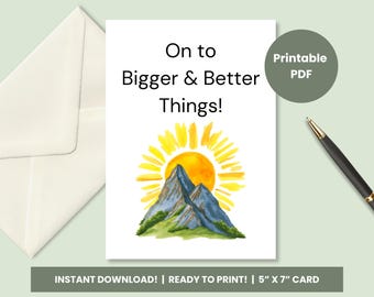 Karta pożegnalna dla współpracownika do druku, ku większym i lepszym rzeczom, wyjście z biura, pożegnanie z pracą