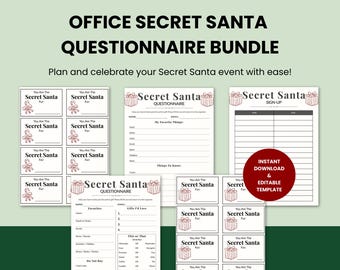 Kwestionariusze Tajemniczego Mikołaja, Minimalistyczne formularze wymiany prezentów, Arkusz zapisu na BONUS