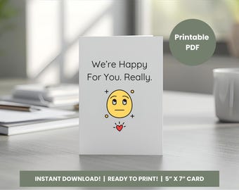 Karta pożegnalna sarkastycznego współpracownika do druku, wyjście z biura, pożegnanie z pracą