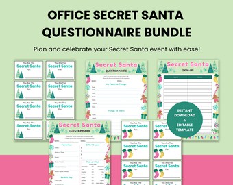 Kwestionariusze Tajemniczego Mikołaja, Formularze wymiany prezentów biurowych, Arkusz zapisu na BONUS