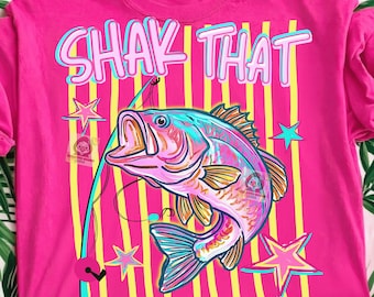 Shake That Bass Png, Funny Fishing Png, Preppy Bass Fish Png, Retro Fish Png, Sassy Fishing Png, Fishing Sublimation Png, Download digitale