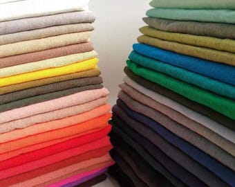 100% Pure Ramie Fabric | 21x21 Organic Linen Texture | Breathable Summer Fabric | Nordic Minimalist Sheer Curtains & Loose Clothing