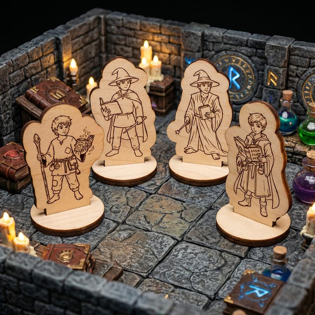 Wizards Laser Cut SVG Bundle | 100 Dnd Wizard Designs | Tabletop RPG ...