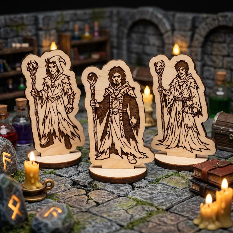 Wizards Laser Cut SVG Bundle | 100 Dnd Wizard Designs | Tabletop RPG ...