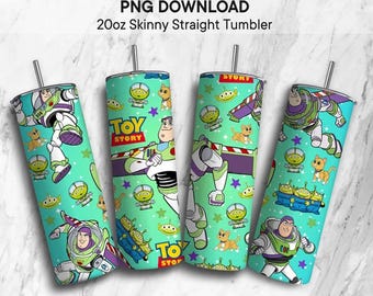 Diseño de sublimación para vaso de 20 oz de Buzz (archivo PNG)