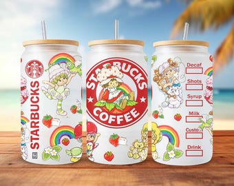 Diseño PNG de envoltura de vidrio con dibujos animados retro, vaso de dibujos animados de los 80 (descarga digital)