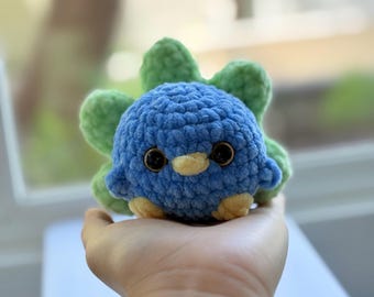Sweet Simple Peacock Baby Amigurumi Plush
