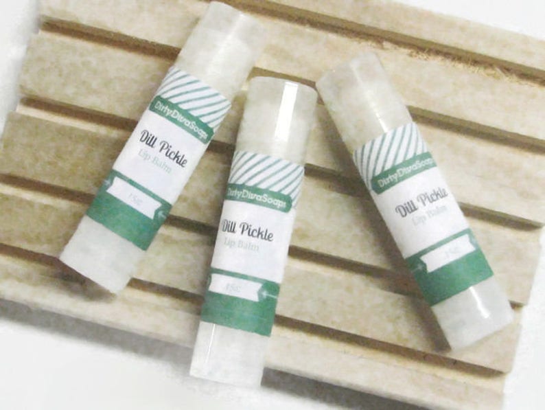 New Dill Pickle Moisturizing Lip Balm with Shea Butter, image 1