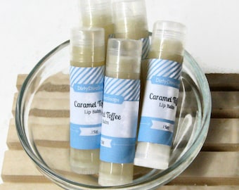 Caramel Toffee  Moisturizing Lip Balm with Shea Butter