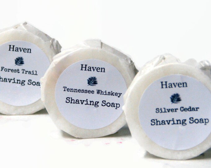 5 Men's Sample Soaps, Handmade Glycerin Soap Sampler, Shave & Shampoo