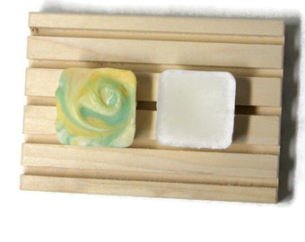 Sample Pack Shampoo Bar and Conditioner Bar in Pineapple Jasmine, SLS free Hair Care