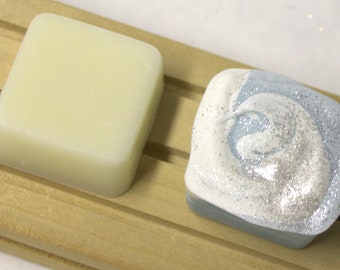 Sample Pack Shampoo Bar and Conditioner Bar in Snow and Clouds SLS free Hair Care