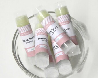 Bacon Lovers  Lip Balm , Moisturizing Lip Balm , Gag Gift, Stocking Stuffer