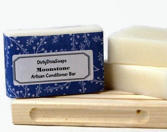 Moonstone  Solid Hair Conditioner , Eco Friendly Hair Conditioner Bar