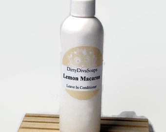 Moisturizing Leave In Hair Conditioner and Detangler in Lemon Macaron