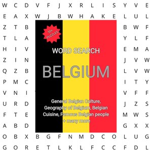Wortsuchrätsel Belgien/Printable