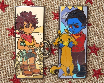 IN HAND Thranto Grand Admiral Thrawn with Ysalamiri Eli Vanto as children Star Wars The Thrawn Trilogy pin badge 2.15 inch LE 30 @lilya_neko
