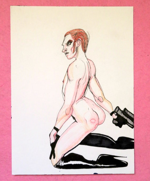 Bdsm Killer BDSM high cura desnudo Killer General Hux con una pistola - Etsy México