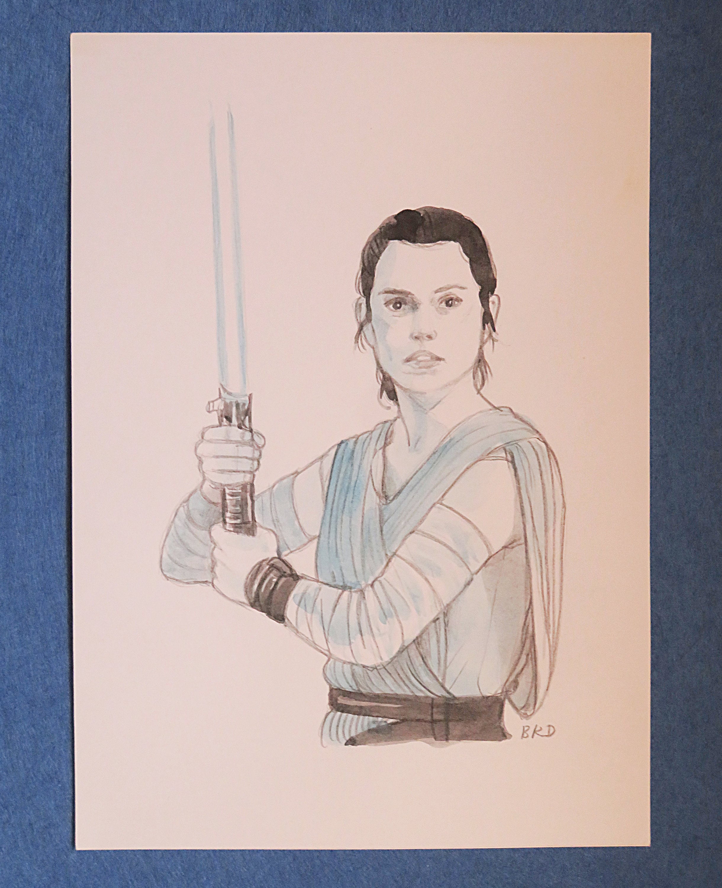 Resistance Rey in Desert Scene Episode IX - the Rise of Skywalker