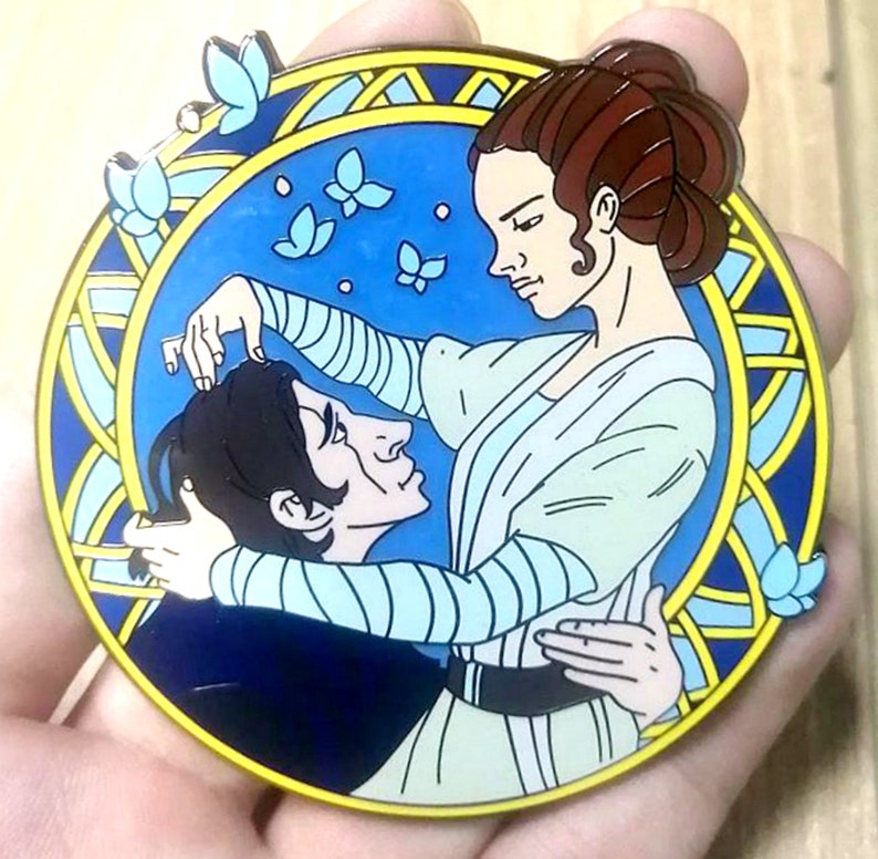 Blue Butterflies REYLO Star Wars Rey Skywalker & Kylo Ren Hard Etsy