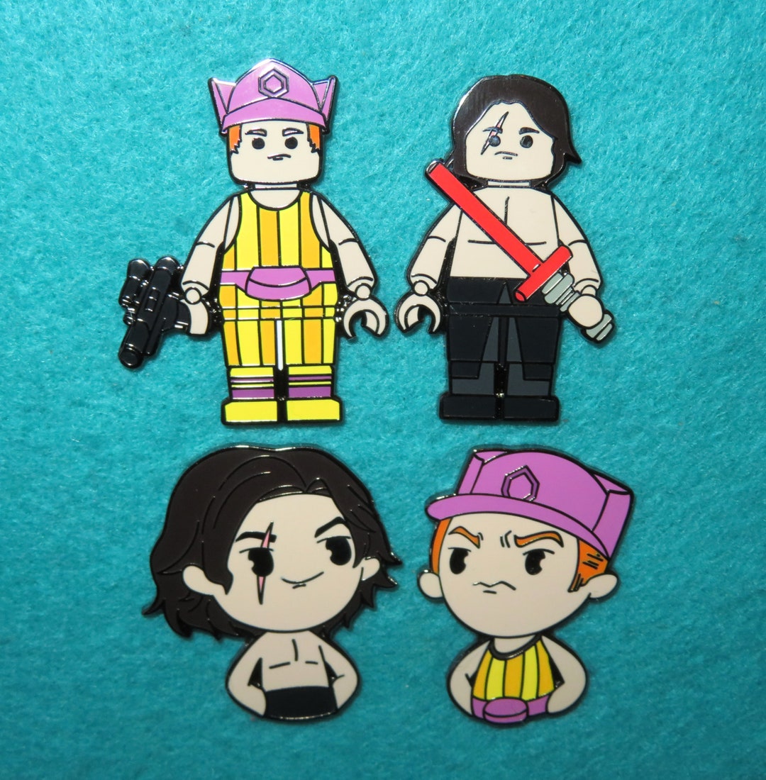 IN HAND Star Wars Chibi Kylux Shirtless Kylo Ren Aerobics Hux LEGO General  Armitage Hux Ben Solo Hard Enamel Fantasy Pin Badge Cm Le50 UK