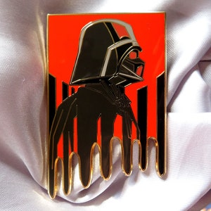 IN HAND Star Wars Anakin Skywalker Darth Vader Dark Side 2 pin set Hayden Christensen gold plated Fantasy pin 2.75 inches le 30 @YunaSonic