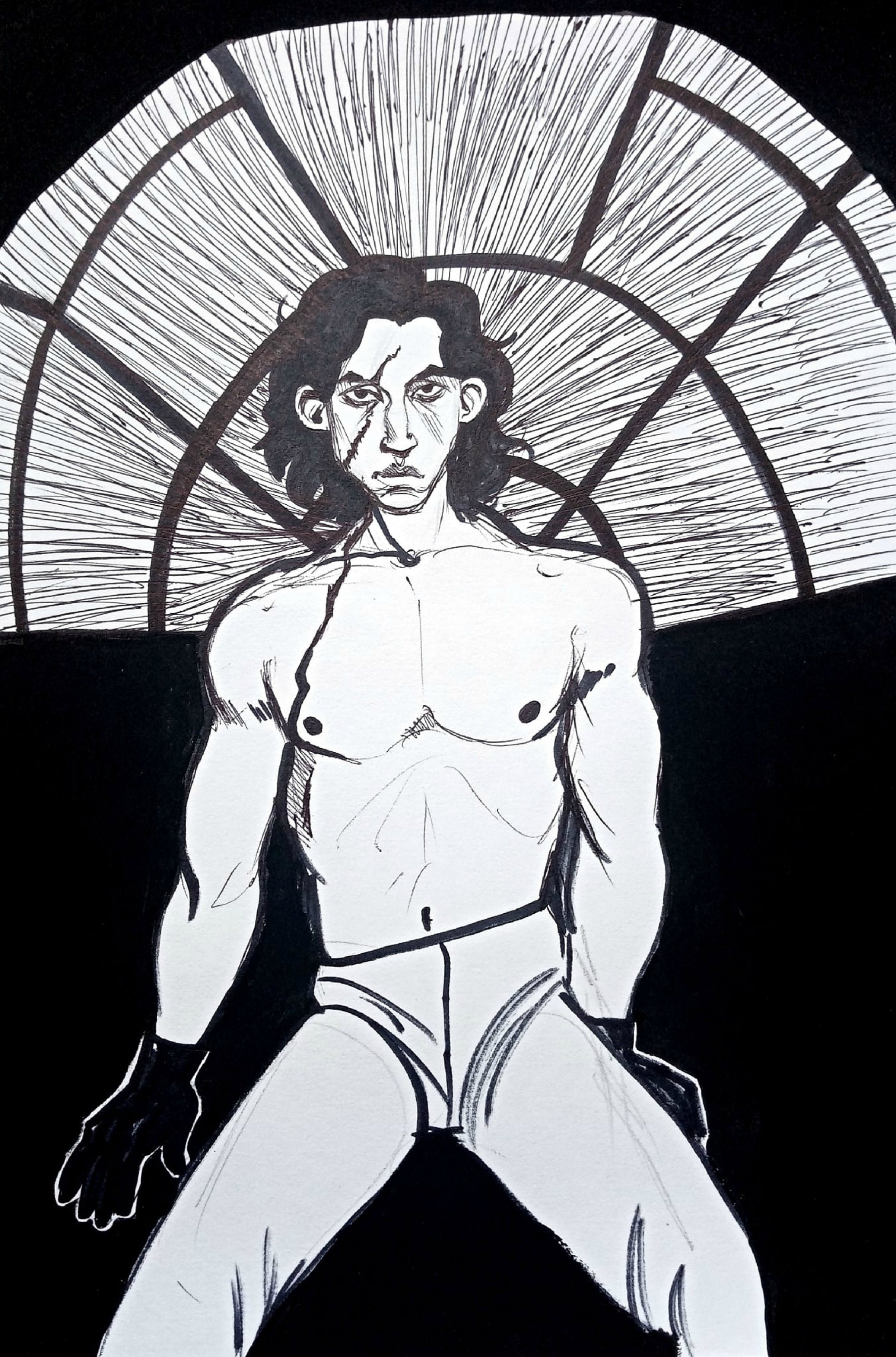 Kylo Ren Shirtless