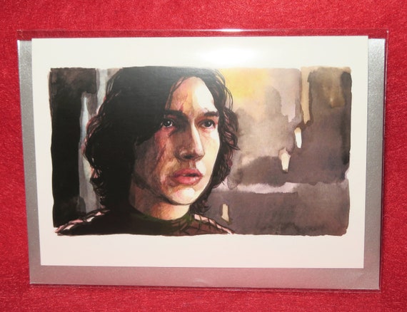 Star Wars Kylo Ren Hand-Painted Watercolor Card