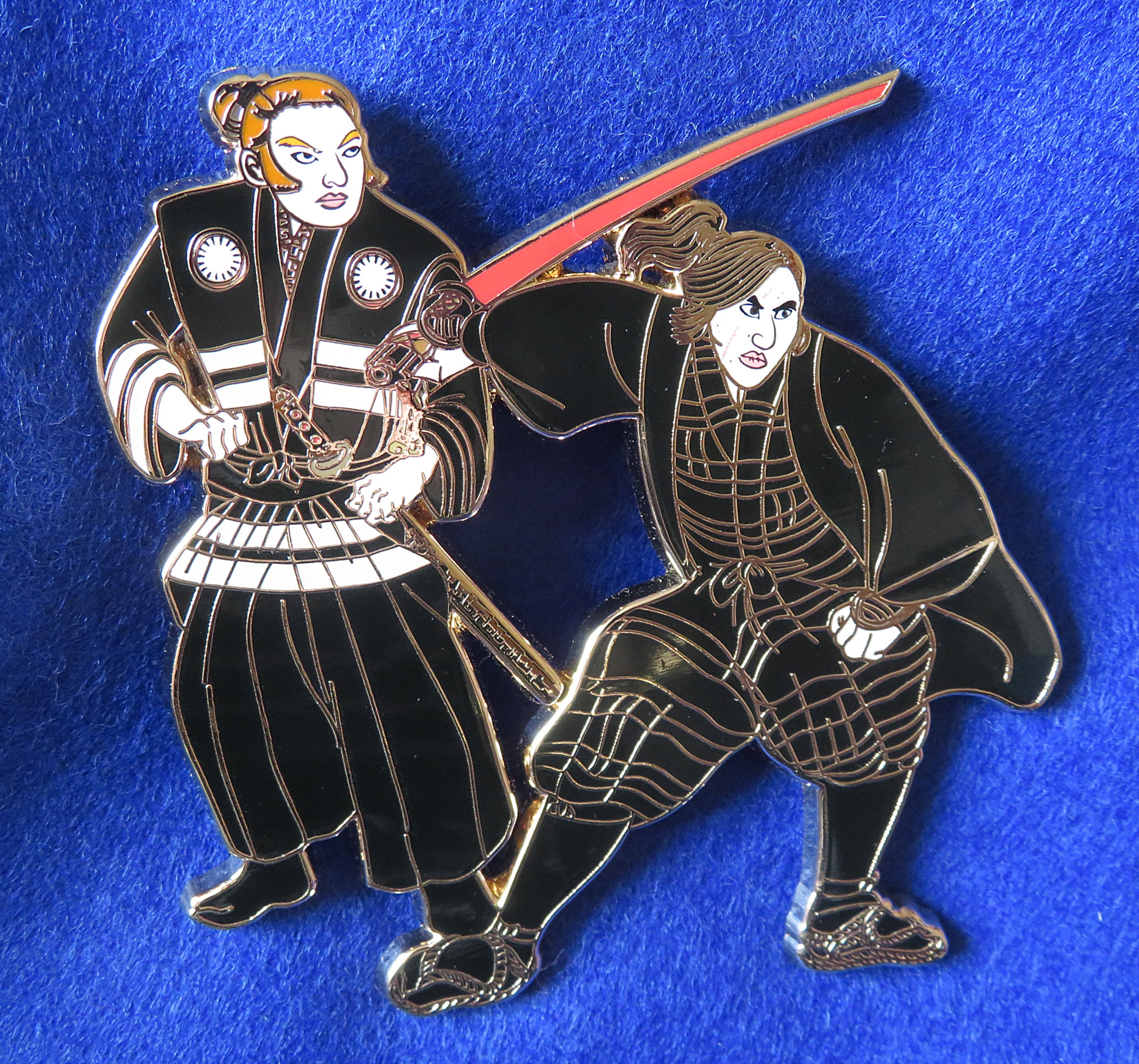 Samurai KYLUX Japan AU Star Wars General Hux and Kylo Ren LE Samurai KYLUX Japan AU Star Wars General Hux and Kylo Ren LE