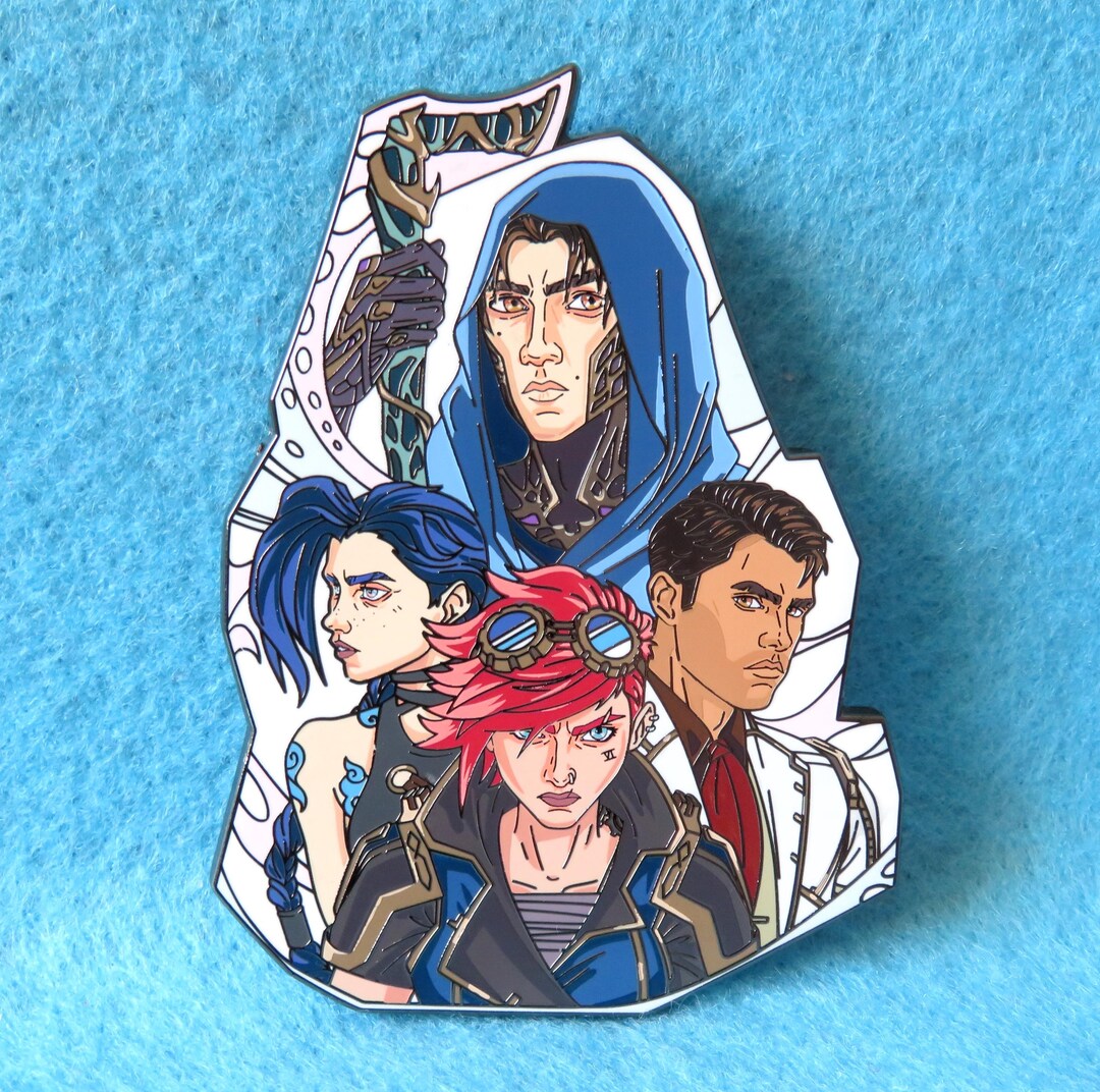 IN HAND! League of Legends Arcane Large 3.15 Inch Pin Jayce Viktor ...